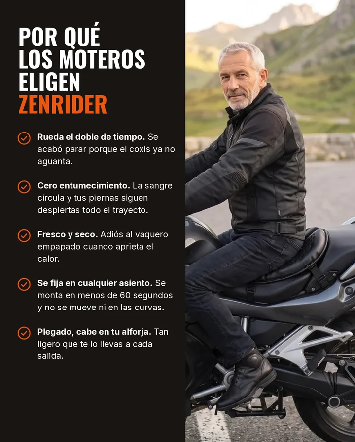 Por qué los moteros eligen ZenRider